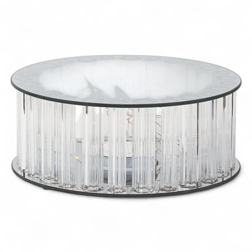 ALZATA VETRO CON LED D25 H10